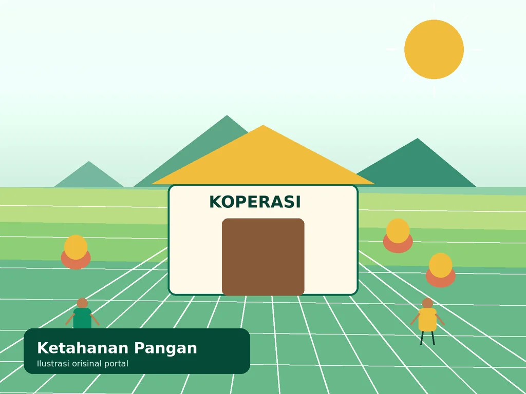 Ilustrasi ketahanan pangan dan kolaborasi warga Gampong Blang