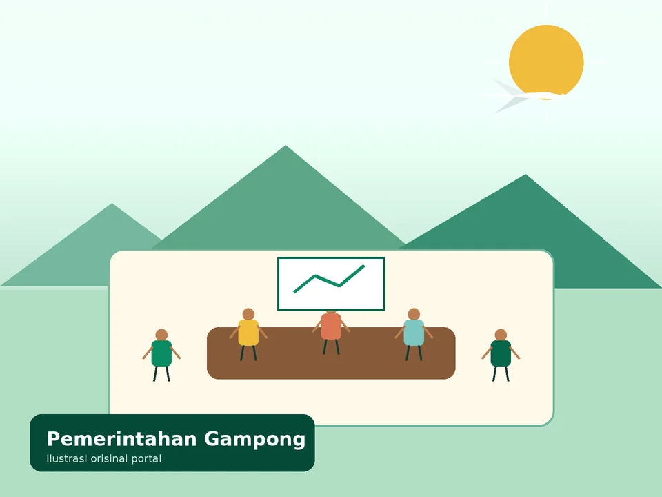 Ilustrasi pemerintahan Gampong Blang