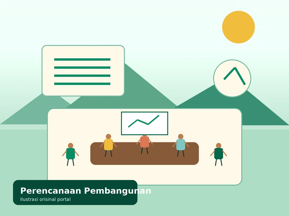 Ilustrasi perencanaan pembangunan Gampong Blang