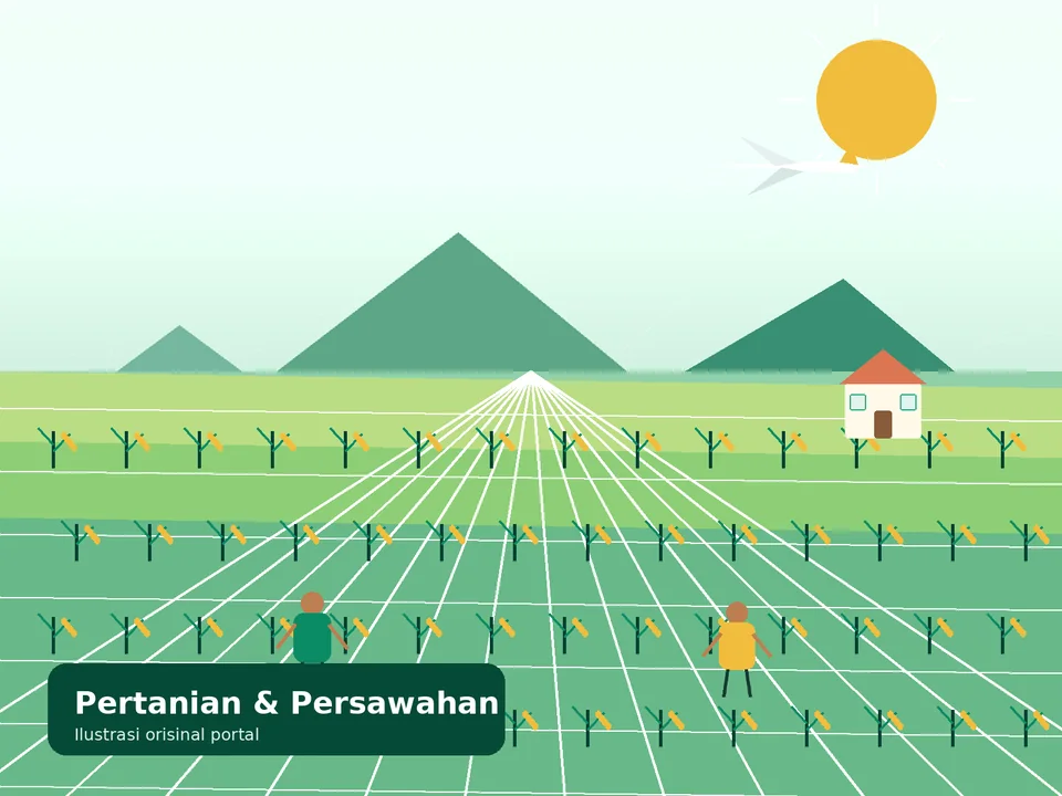 Ilustrasi pertanian Gampong Blang